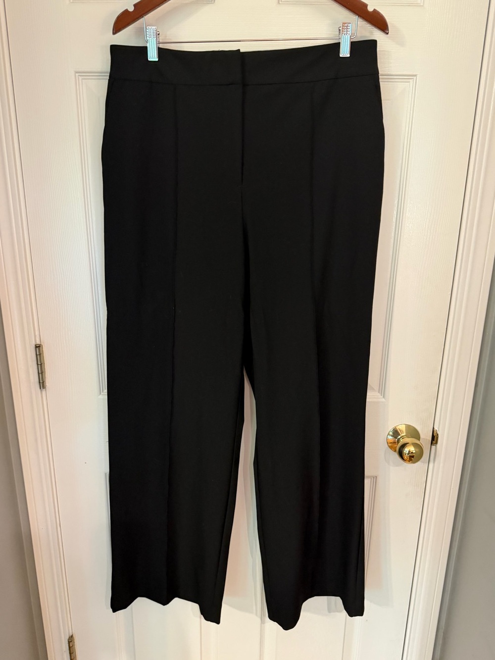 Rachel Zoe Black Straight-Leg Dress Trousers - Picture 1 of 6